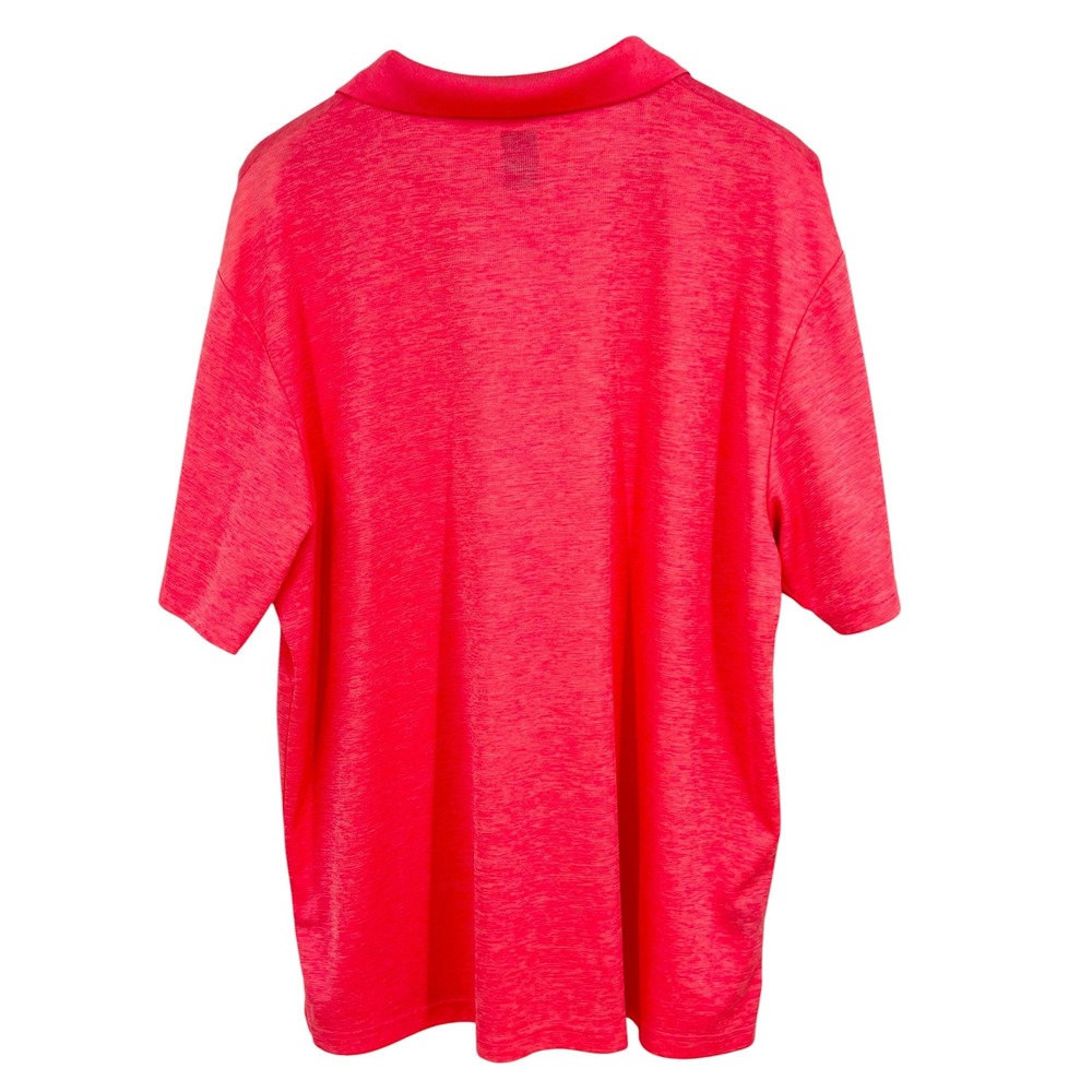 Pro Tour Mens Coolplay Golf Polo Shirt Pink Space Dye XXL - Picture 6 of 6